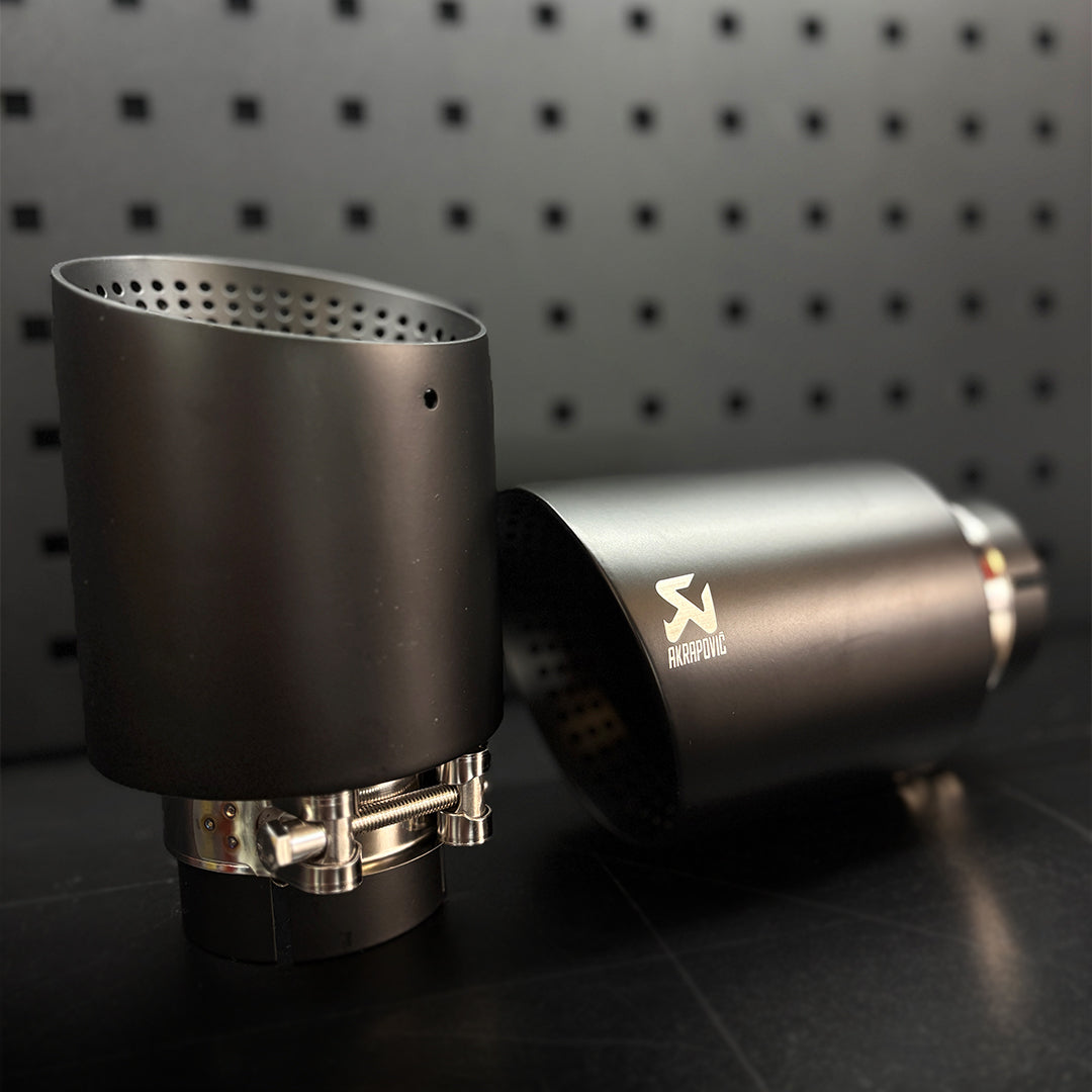 Akrapovic Black Exhaust Tips