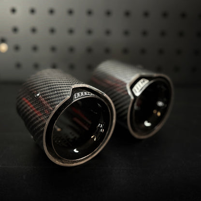 Carbon Fibre BMW Dual Exhaust Tips