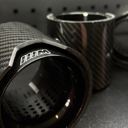 Carbon Fibre BMW Quad Exhaust Tips