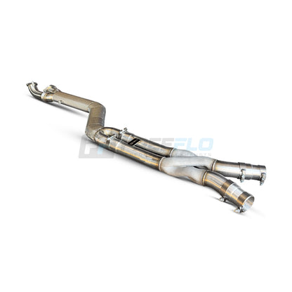 BMW M2 G87 S58 4" Hybrid Single Z-Pipe Mid Pipe Exhaust | FreeFlo AGR-X